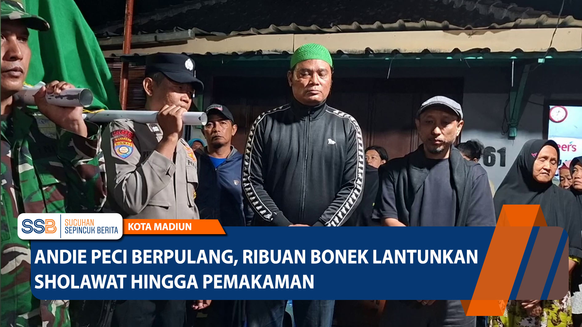 Andie Peci Berpulang, Ribuan Bonek Lantunkan Sholawat Hingga Pemakaman