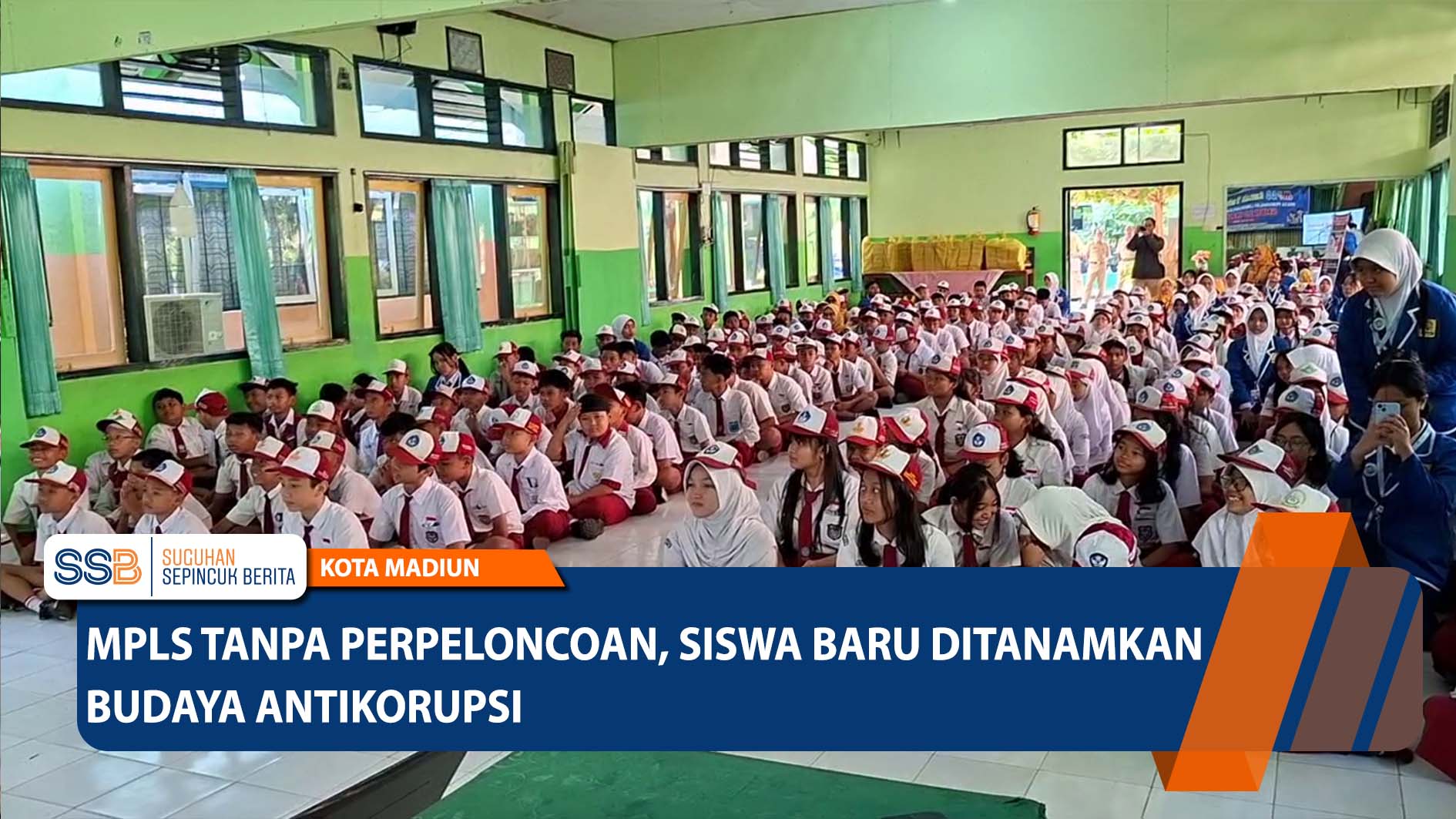 MPLS Tanpa Perpeloncoan, Siswa Baru Ditanamkan Budaya Antikorupsi