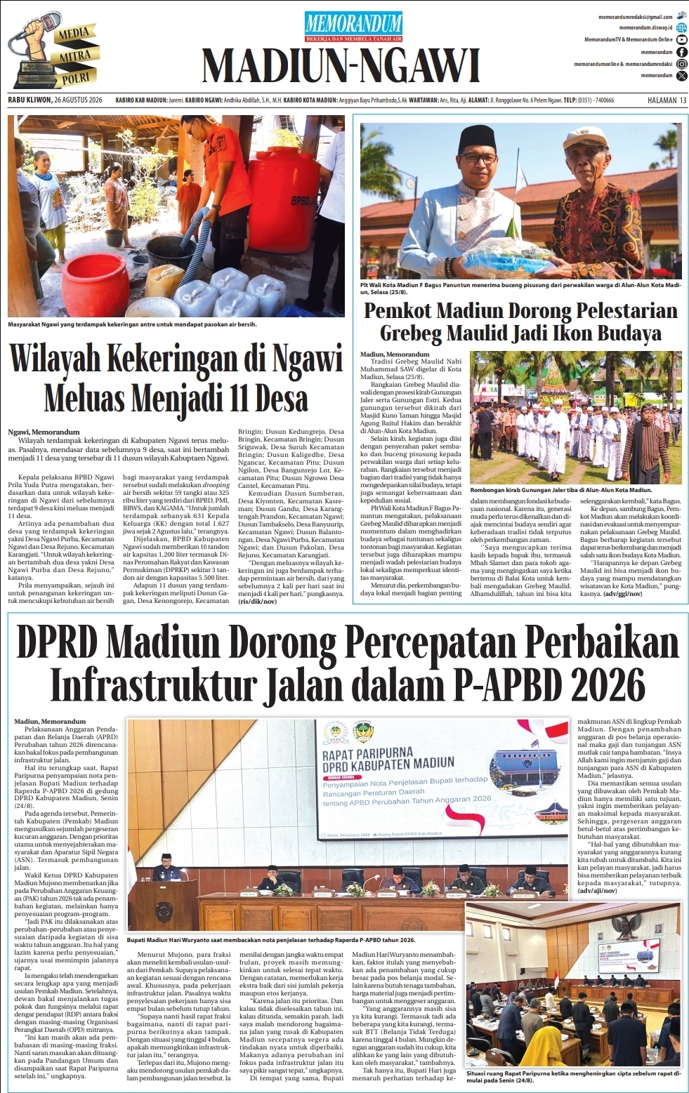 Pemkot Madiun Dorong Pelestarian Grebeg Maulid Jadi Ikon Budaya