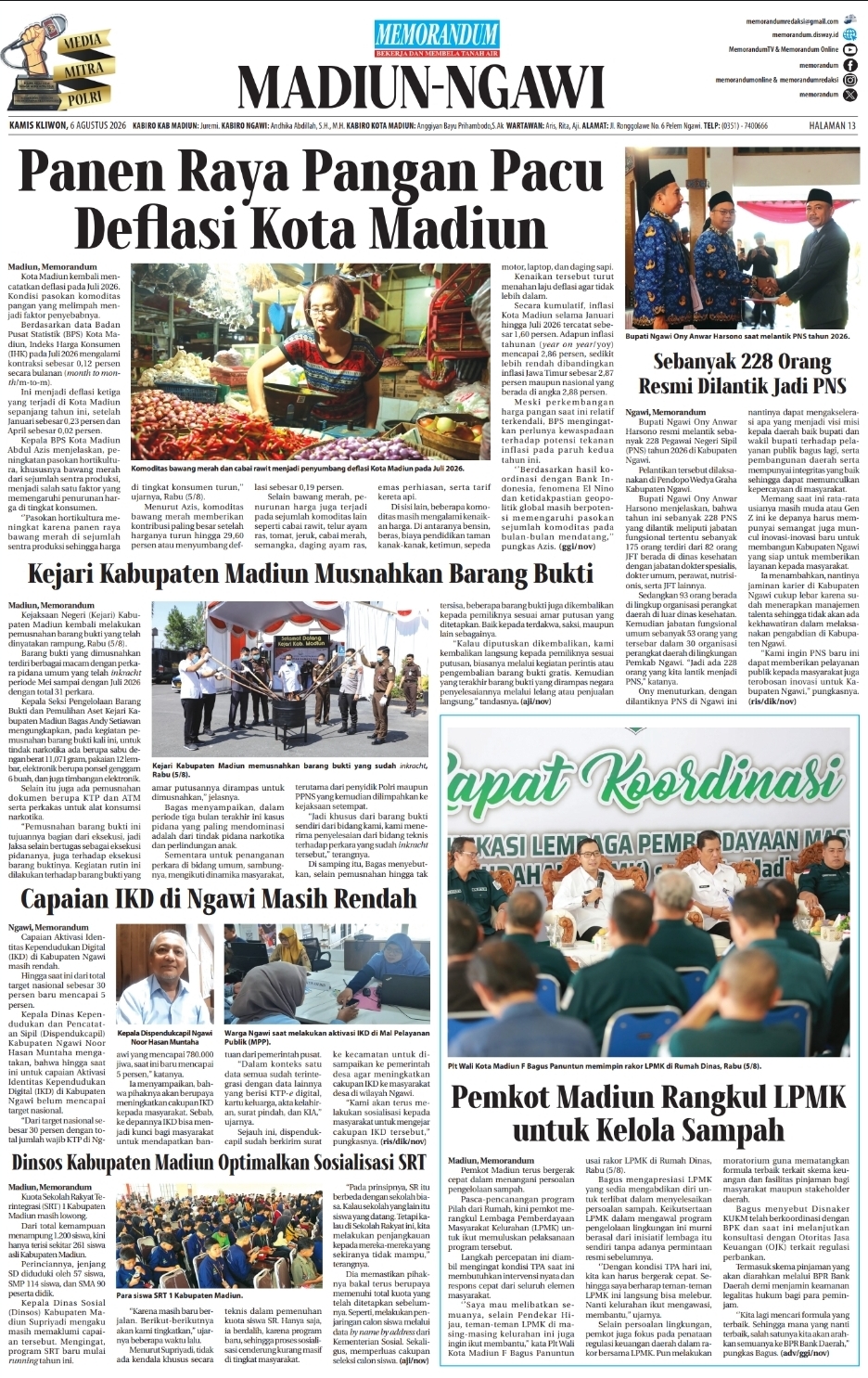 Dokumen Pemkot Madiun Rangkul LPMK untuk Kelola Sampah