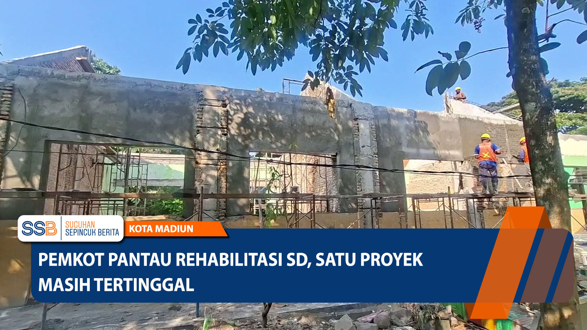 Pemkot Pantau Rehabilitasi SD, Satu Proyek Masih Tertinggal