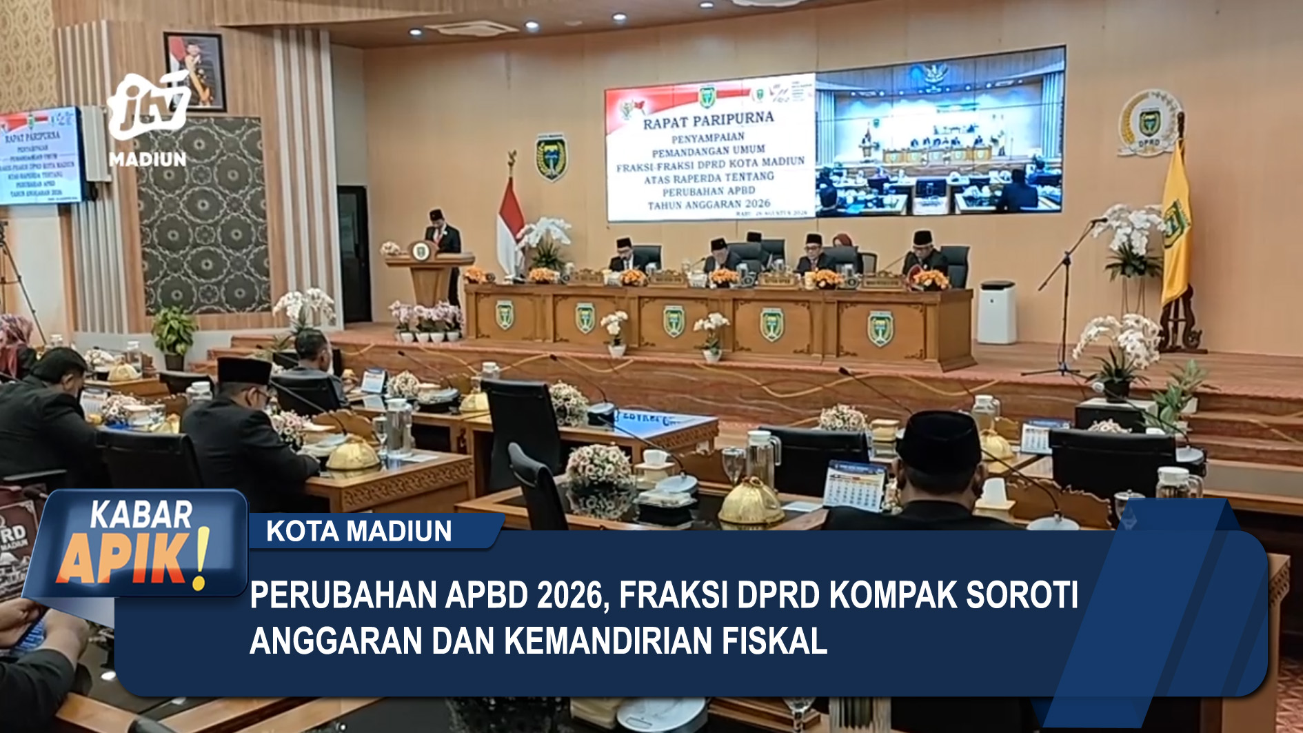 Perubahan APBD 2026, Fraksi DPRD Kompak Soroti Anggaran dan Kemandirian Fiskal