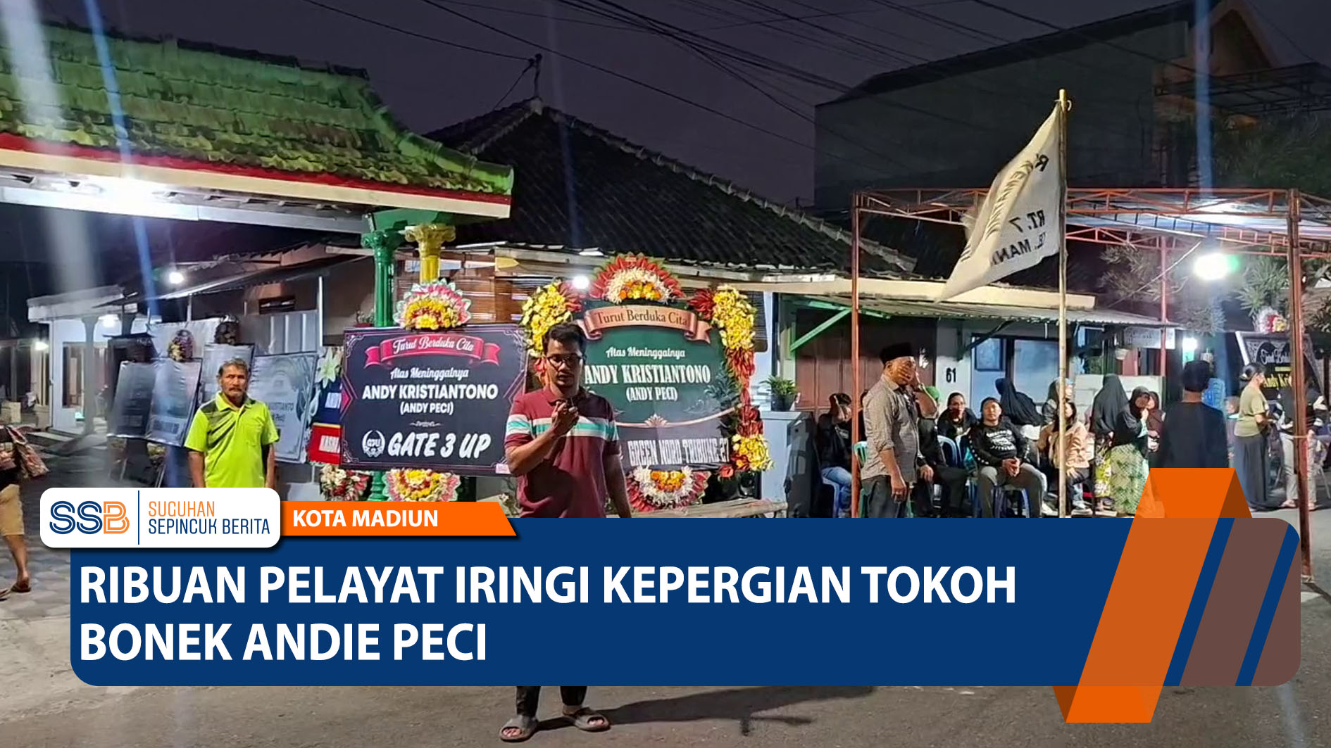 Ribuan Pelayat Iringi Kepergian Tokoh Bonek Andie Peci