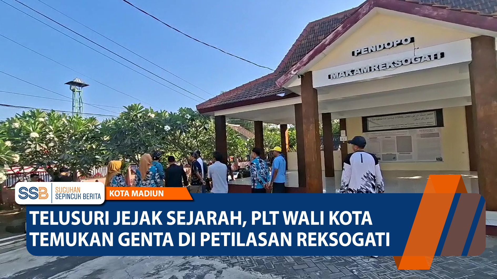 Telusuri Jejak Sejarah, Plt Wali Kota Temukan Genta di Petilasan Reksogati