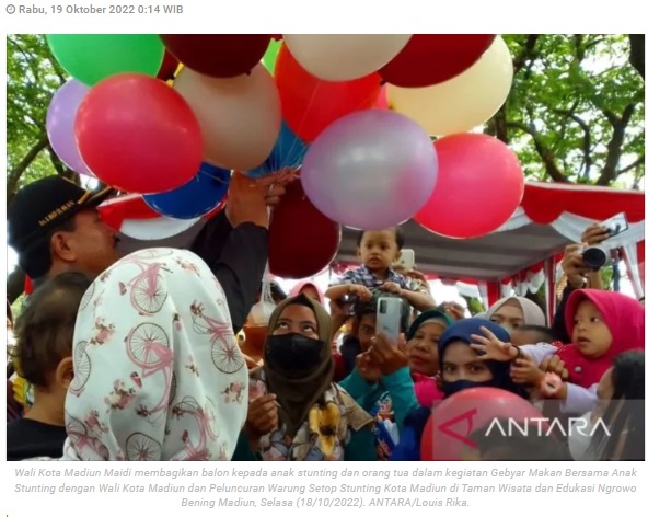 "Warung Setop Stunting" untuk Kota Madiun bebas kekerdilan anak di tahun 2024
