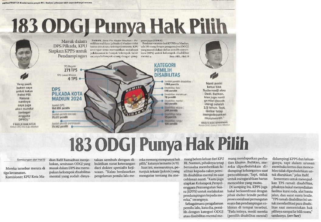 183 ODGJ Punya Hak Pilih