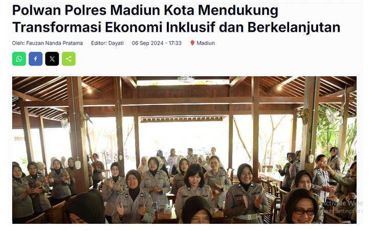HUT Polwan ke-76, Polwan Polres Madiun Kota Gelar Tasyakuran dan Kegiatan Sosial untuk Masyarakat