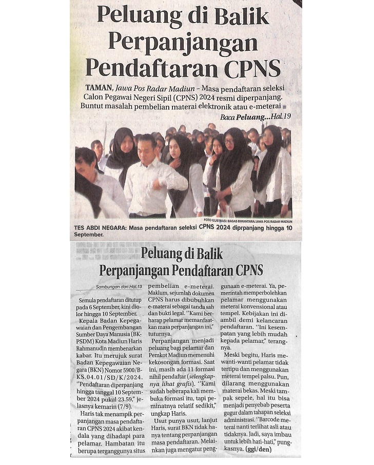 Peluang di Balik Perpanjangan Pendaftaran CPNS