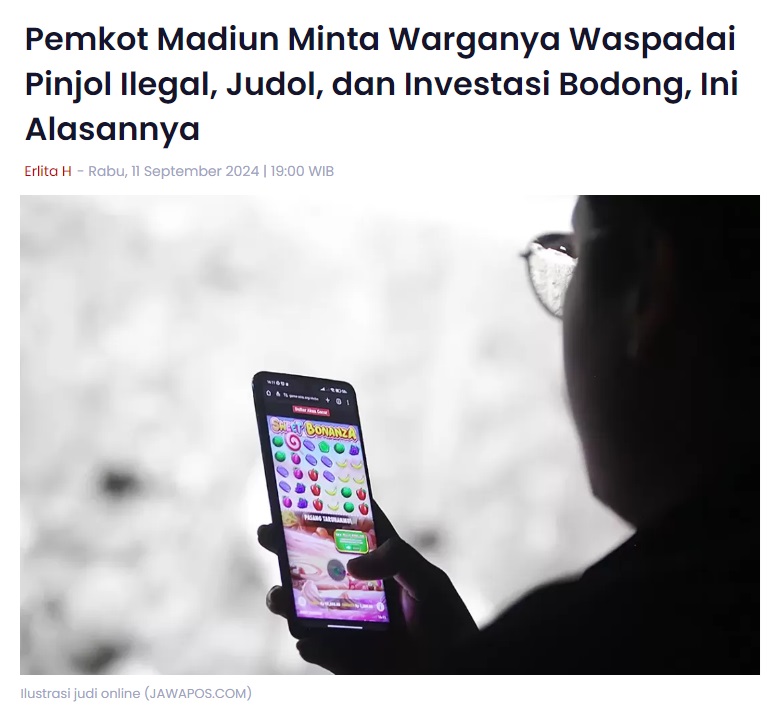 Pemkot Madiun Minta Warganya Waspadai Pinjol Ilegal, Judol, dan Investasi Bodong, Ini Alasannya