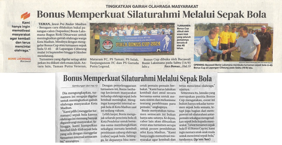 Bonus Memperkuat Silaturahmi Melalui Sepak Bola