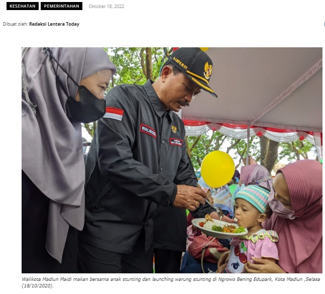 Kota Madiun Bebas Stunting di Tahun 2024