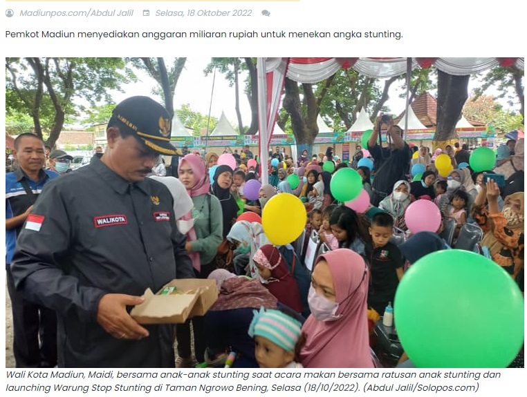 Gelontorkan Rp 5,4 Miliar Tekan Stunting, Siapkan Empat Voucher Khusus