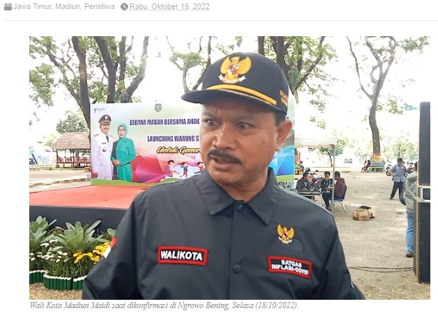 Tanggapan Wali Kota Madiun Soal Pengendara Jatuh di Simpang Empat Tugu Nol Kilometer