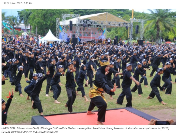 3.850 Siswa di Kota Madiun Unjuk Kreativitas di Bidang Seni