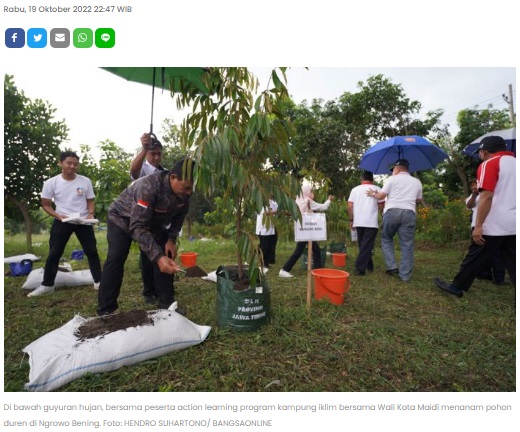 Sukseskan Program Kampung Iklim, Wali Kota Madiun Targetkan Rumah Sakit Kosong Pasien