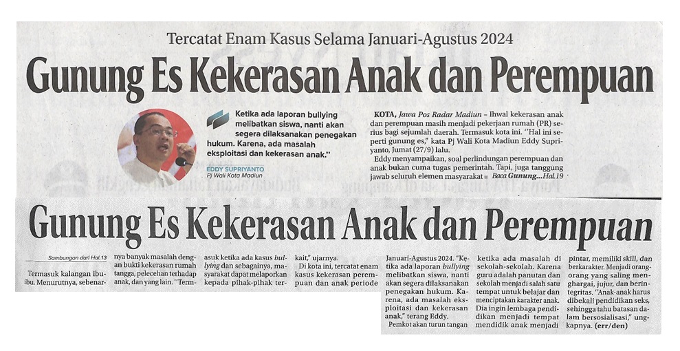 Gunung Es Kekerasan Anak dan Perempuan