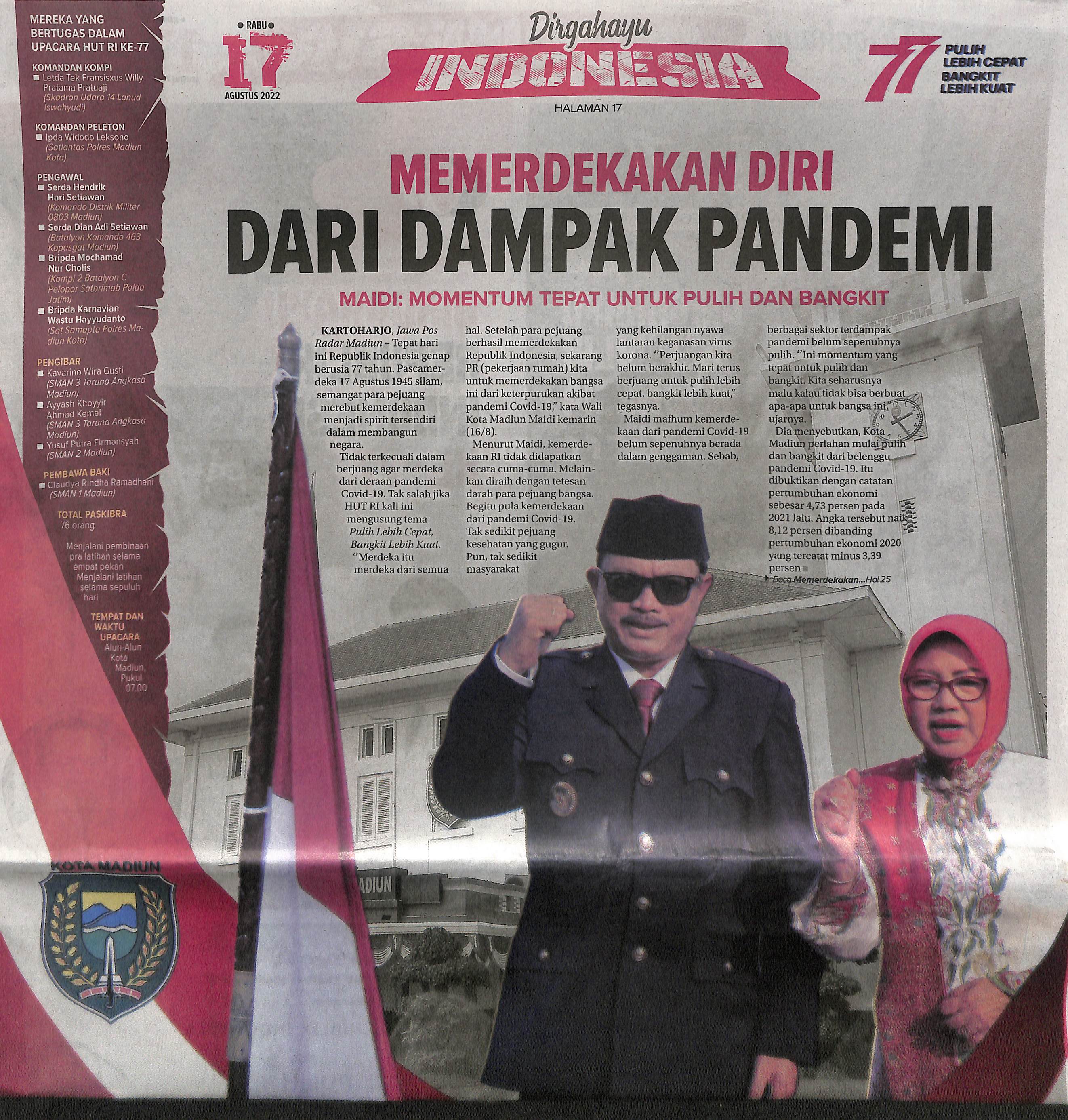 Memerdekakan Diri Dari Dampak, Maidi: Momentum Tepat Untuk Pulih dan Bangkit