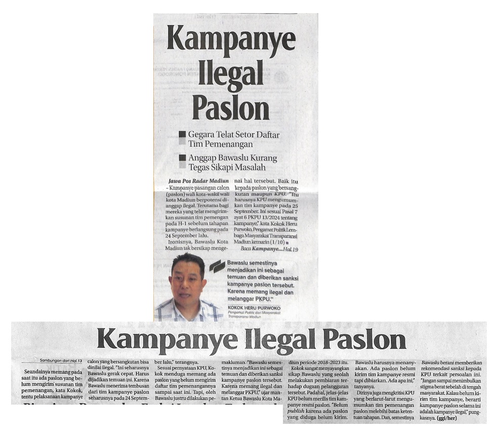 Kampanye Ilegal Paslon