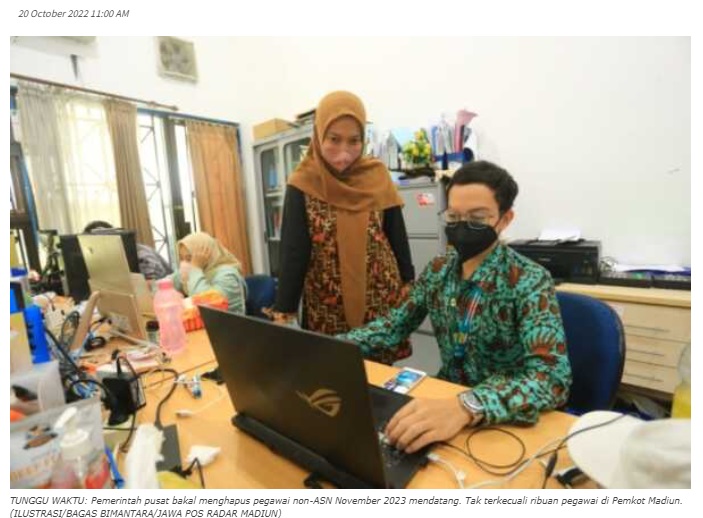Kalangan Pegawai Non-ASN Minta Kejelasan Status