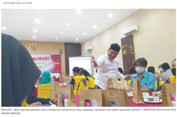 Cegah Kekerasan terhadap Anak, Pemkot Kota Madiun Getol Gelar Sosialisasi