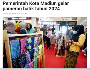 Pemerintah Kota Madiun gelar pameran batik tahun 2024