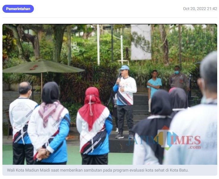Pemkot Madiun Gelar Evaluasi Kota Sehat, Komitmen Pertahankan Penghargaan Wistara