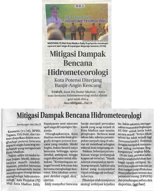 Mitigasi Dampak Bencana Hidrometeorologi