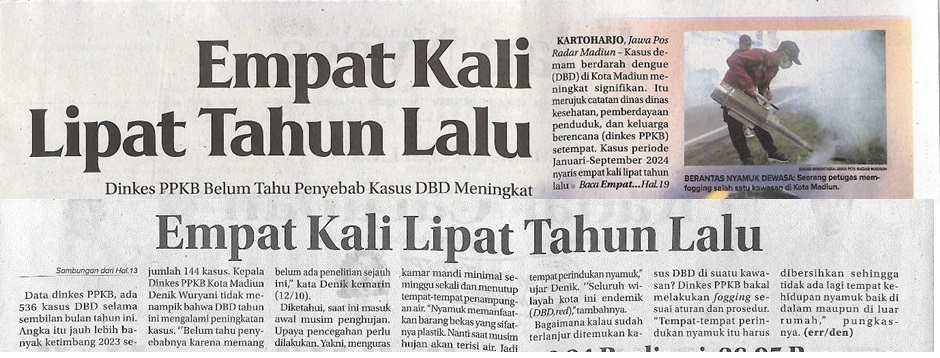 Empat Kali Lipat Tahun Lalu