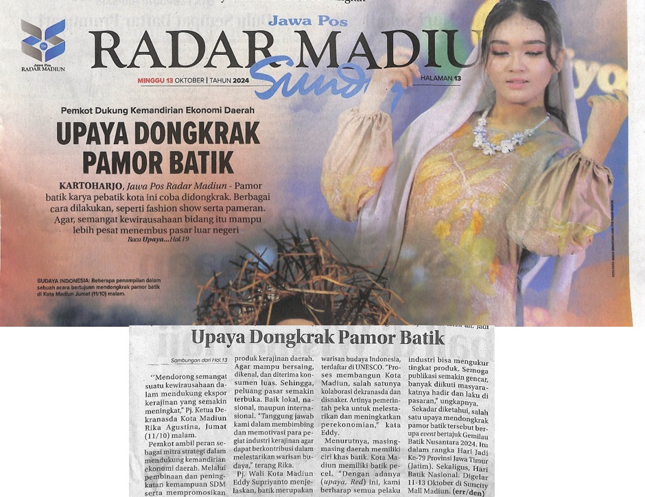 Upaya Dongkrak Pamor Batik