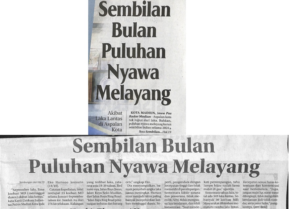 Sembilan Bulan Puluhan Nyawa Melayang