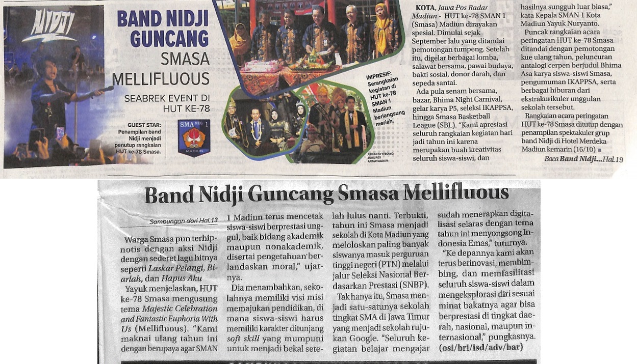 Band Nidji Guncang SMASA MELLIFLUOUS