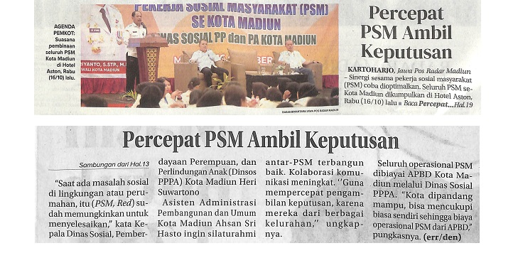 Percepat PSM Ambil Keputusan