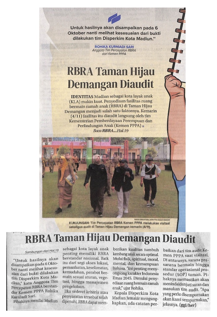 RBRA Taman Hijau Demangan Diaudit