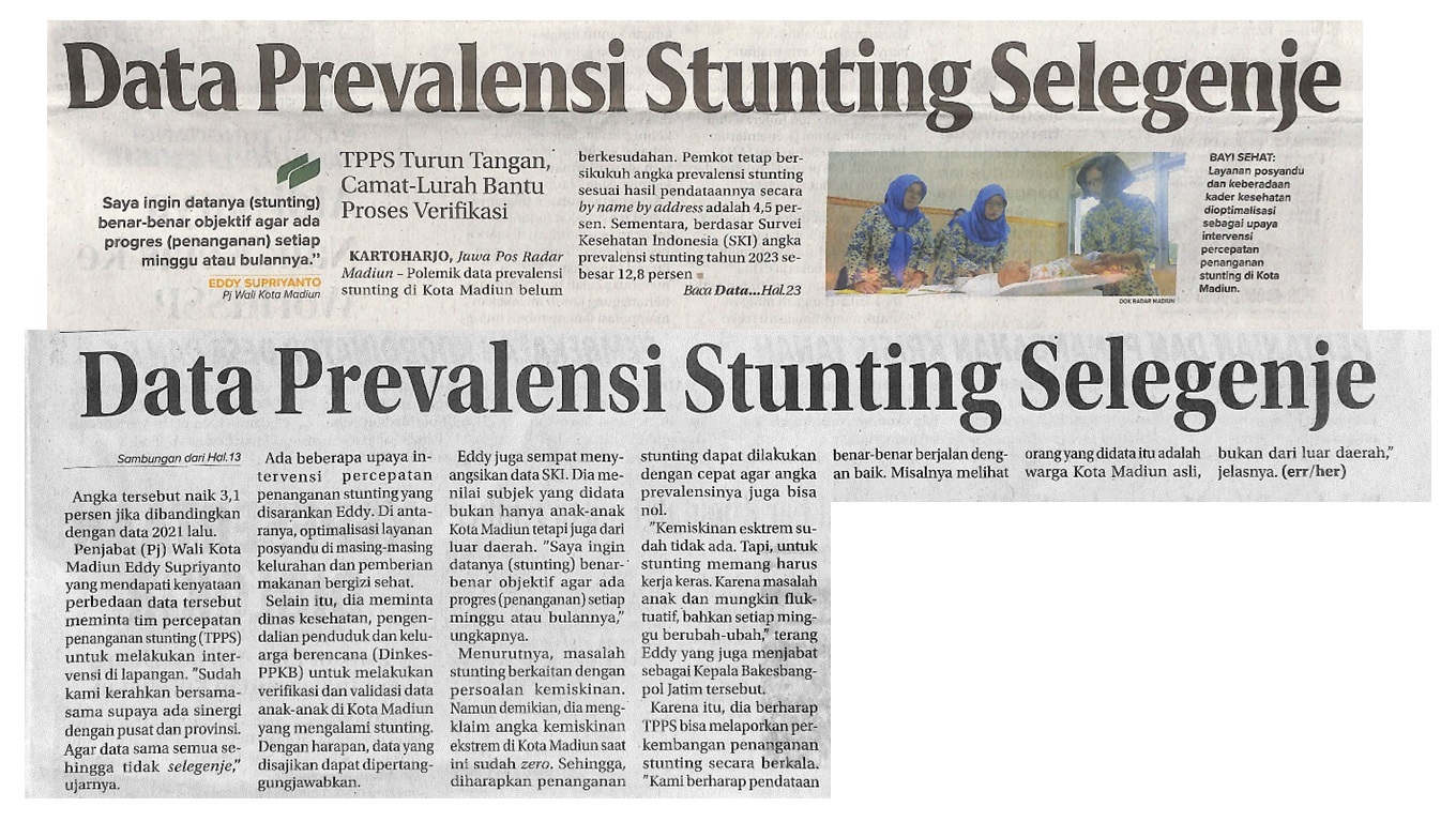 Data Prevalensi Stunting Selegenje