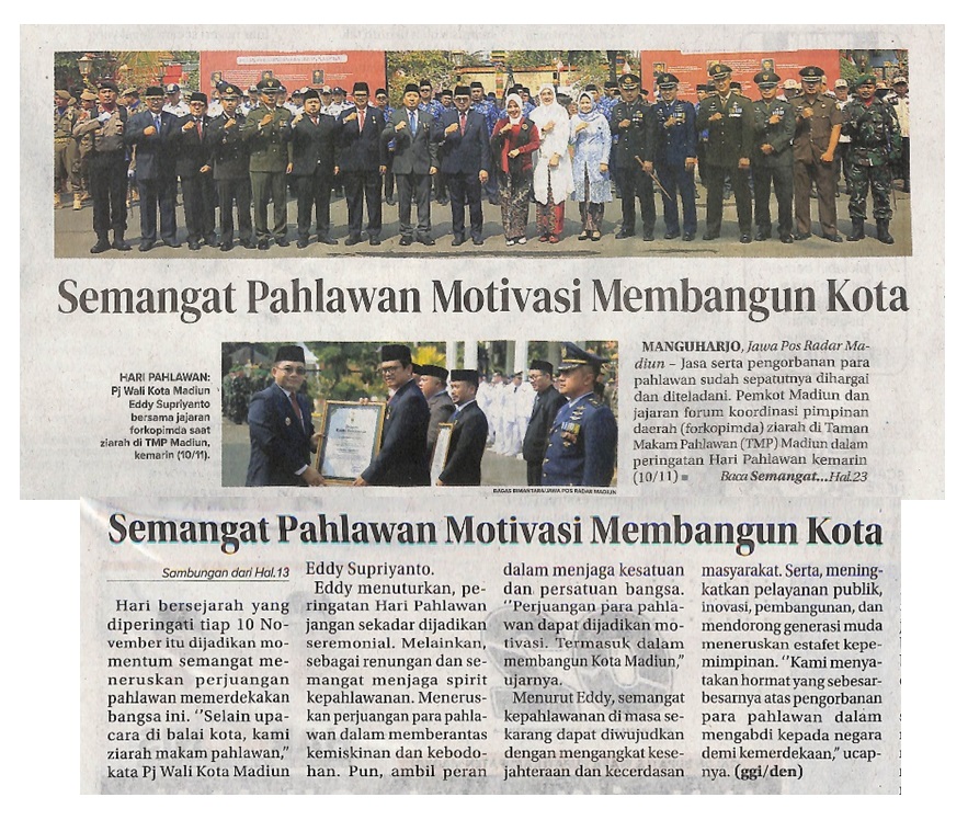 Semangat Pahlawan Motivasi Membangun Kota