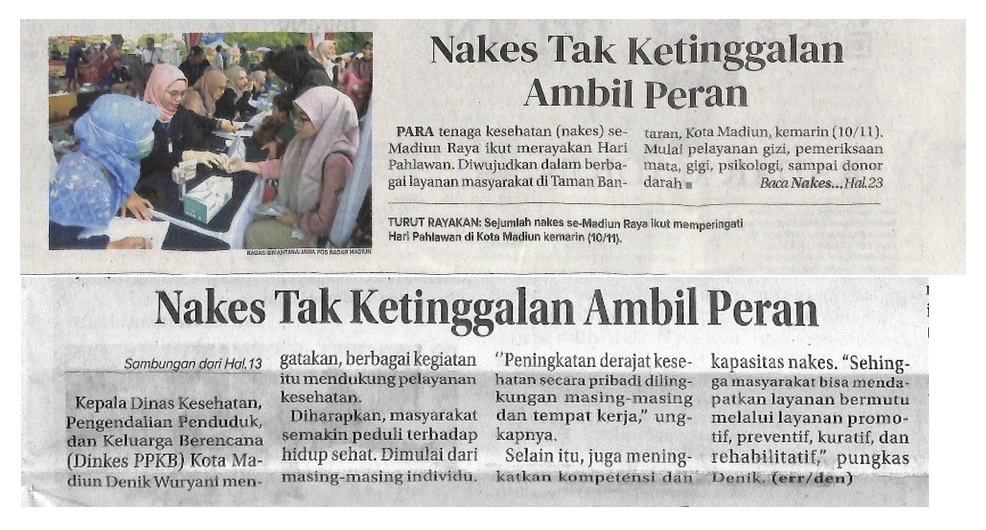 Nakes tak Ketinggalan Ambil Peran