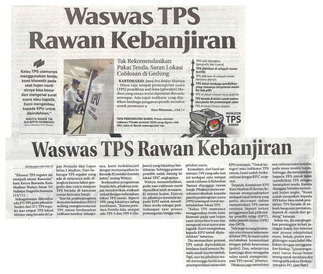 Waswas TPS Rawan Kebanjiran