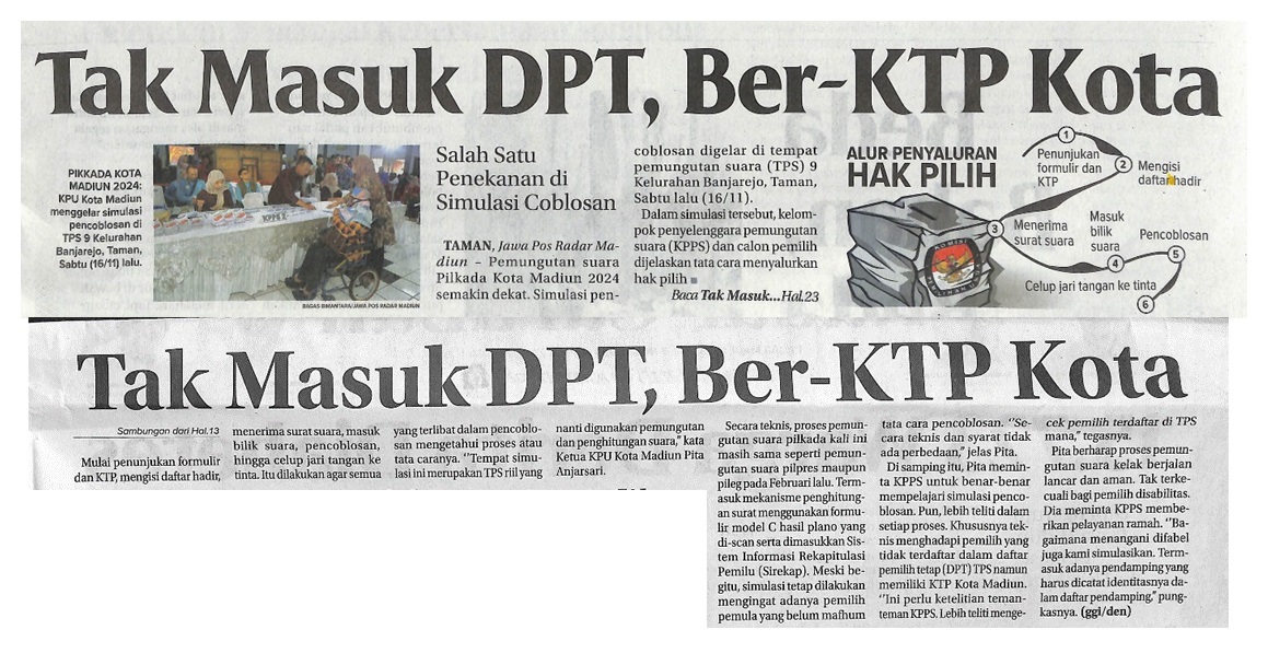 Tak Masuk DPT, Ber-KTP Kota