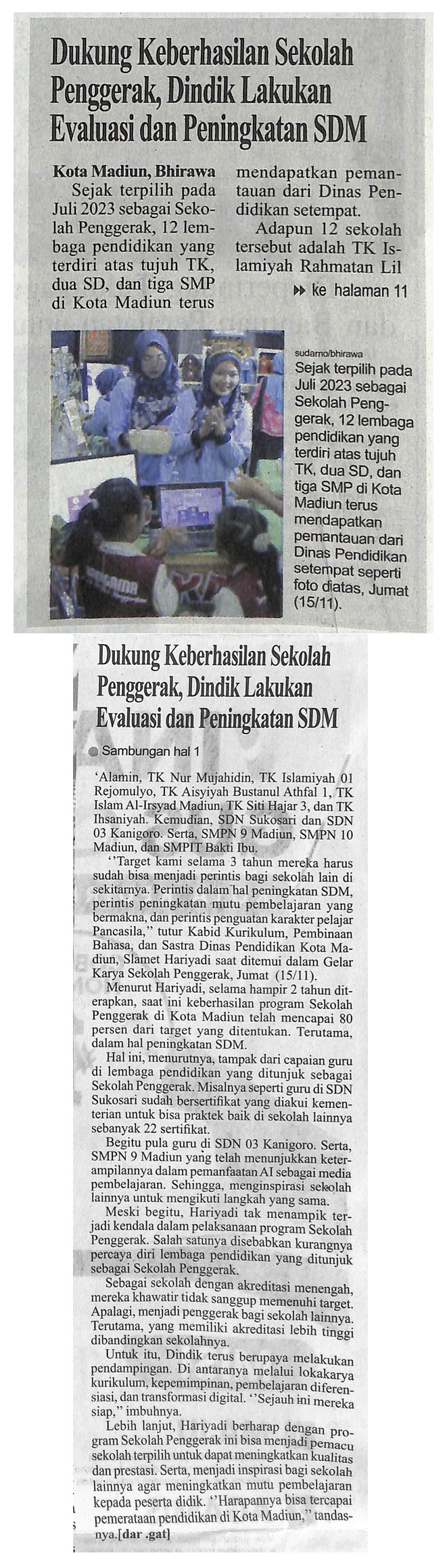 Dukung Keberhasilan Sekolah Penggerak, Dindik Lakukan Evaluasi dan Peningkatan SDM