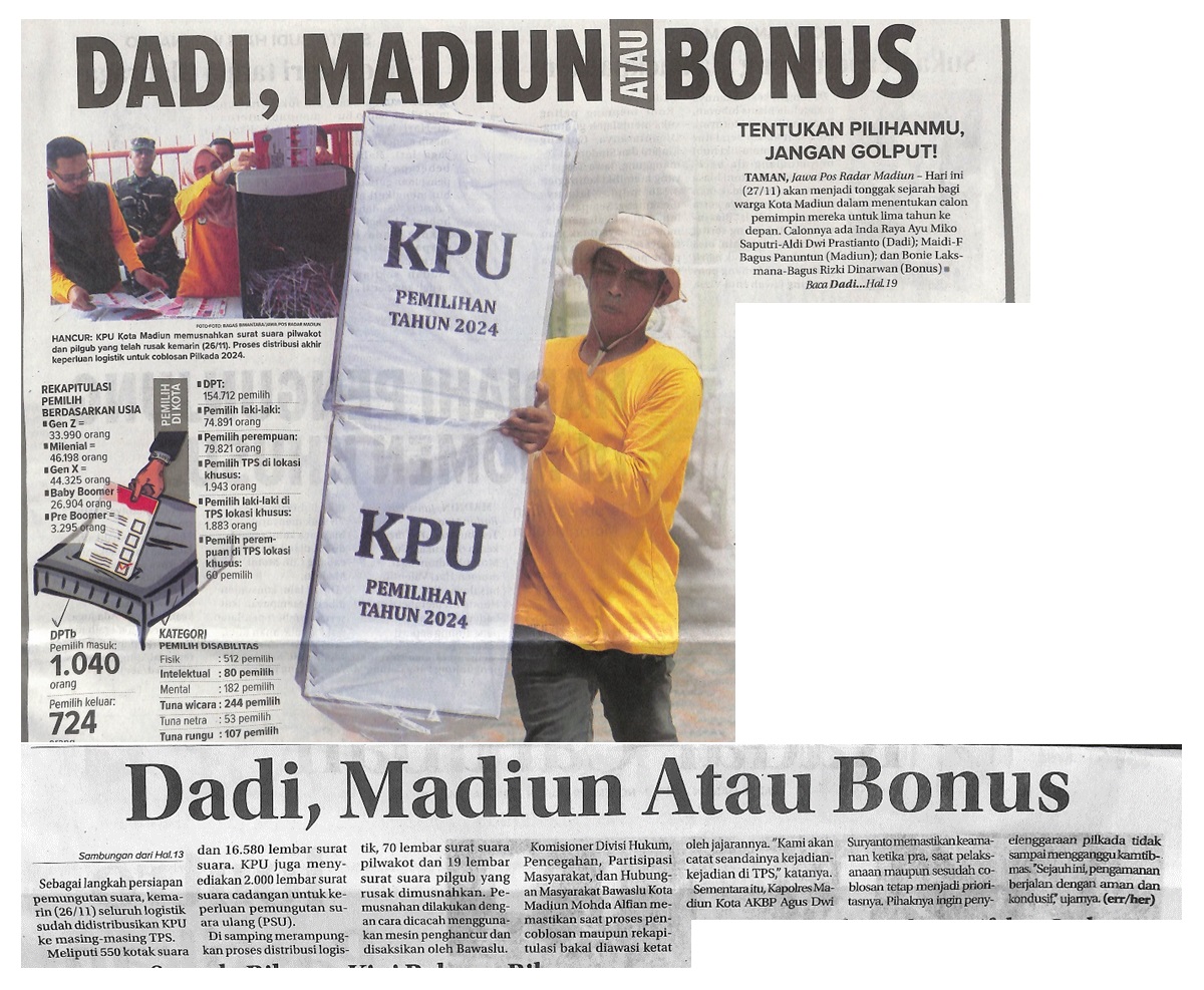 Dadi, Madiun atau Bonus