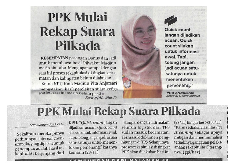 PPK Mulai Rekap Suara Pilkada