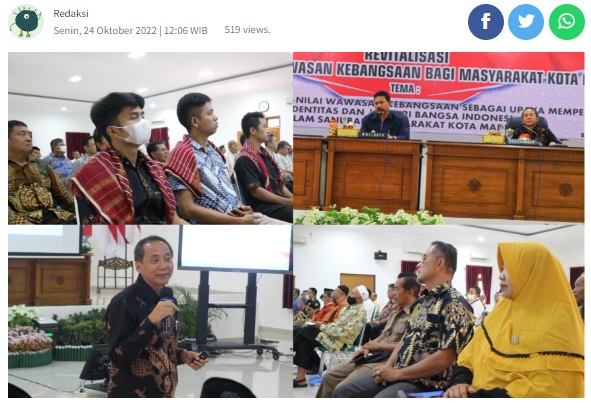 Walikota Madiun: Keberagaman di Kota Kita Sudah Diakui 80 Persen Negara di Dunia