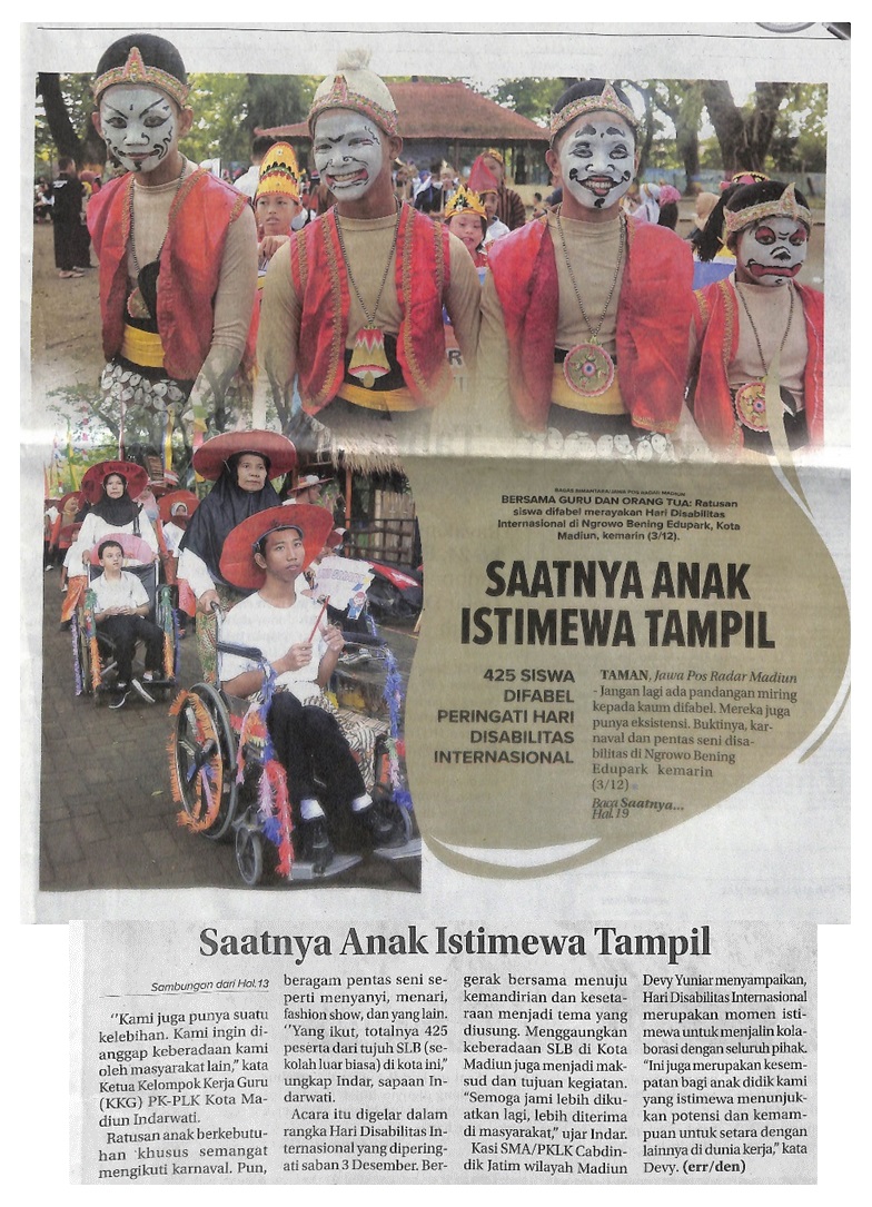 Saatnya Anak Istimewa Tampil