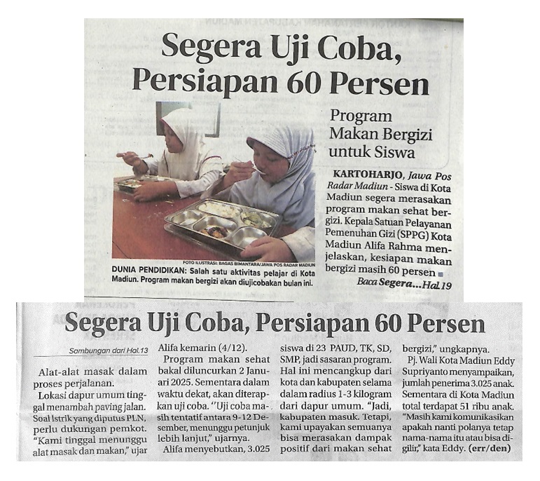 Segera Uji Coba, Persiapan 60 Persen