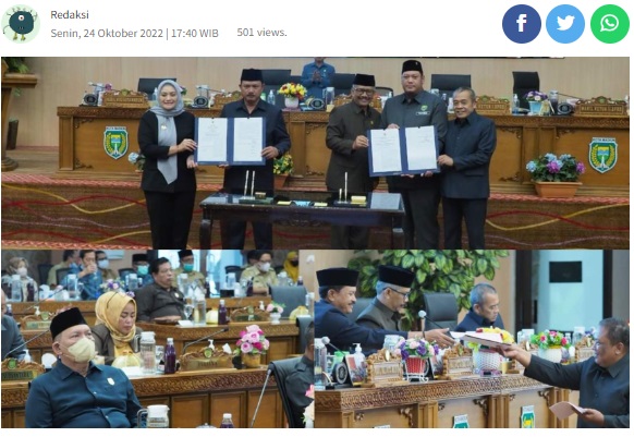 Tujuh Fraksi di DPRD Kota Madiun Setujui Raperda APBD 2023