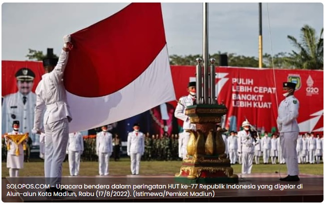 HUT Ke-77 Indonesia, Wali Kota Madiun Ajak Teladani Semangat Pahlawan