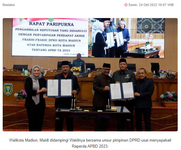 Walikota Madiun Janji, Tahun Depan Siswa Dapat Laptop Lagi