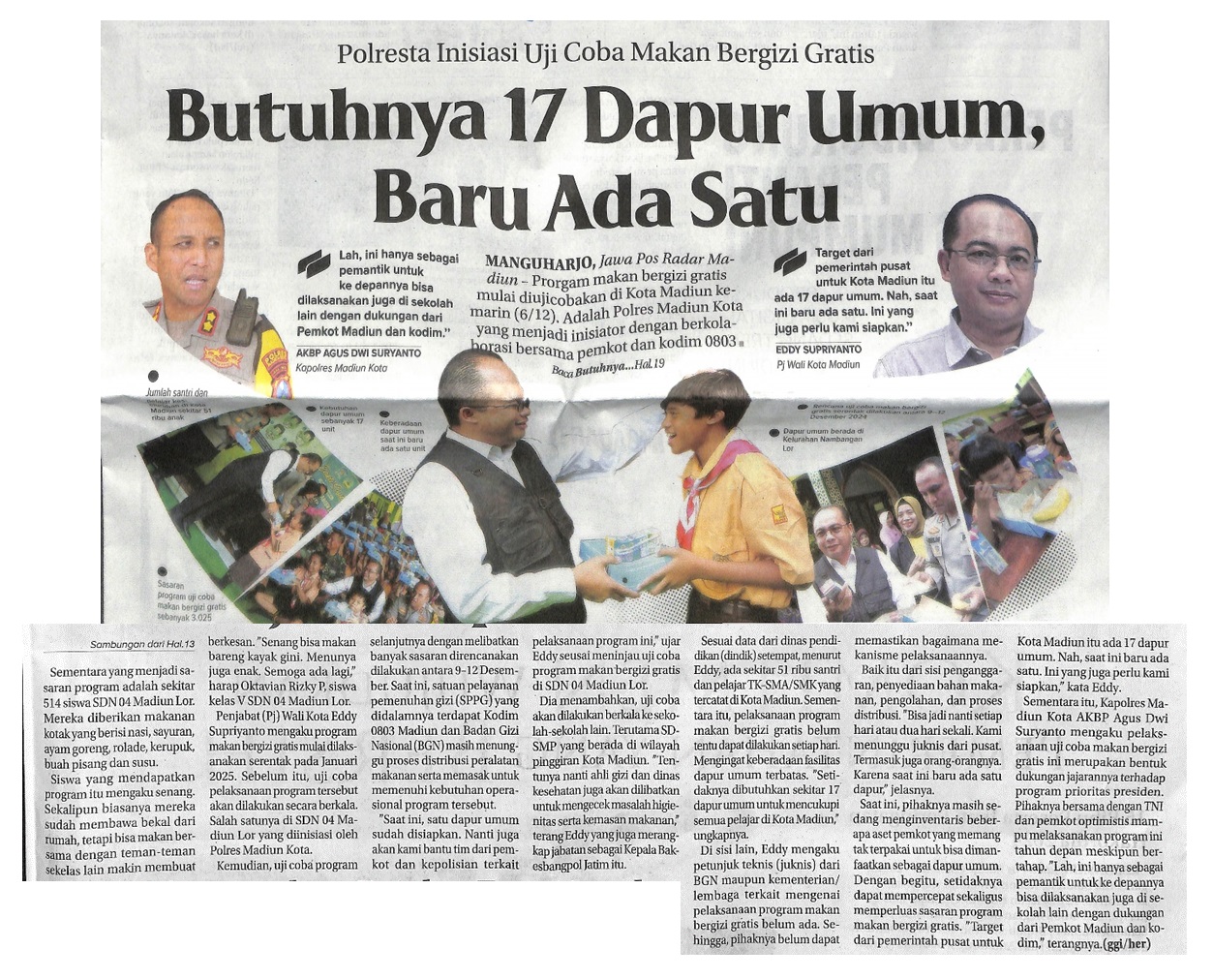 Butuhnya 17 Dapur Umum, Baru Ada Satu