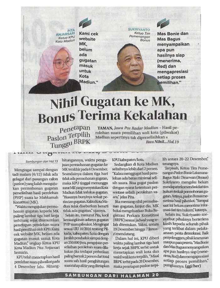 Nihil Gugatan MK, Bonus Terima Kekalahan