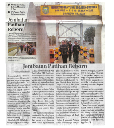 Jembatan Patihan Reborn
